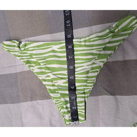 Soly Hux 3 Piece Swimsuits Triangle Bikini with Mesh Beach skirt Green Size S - Picture 5 of 14